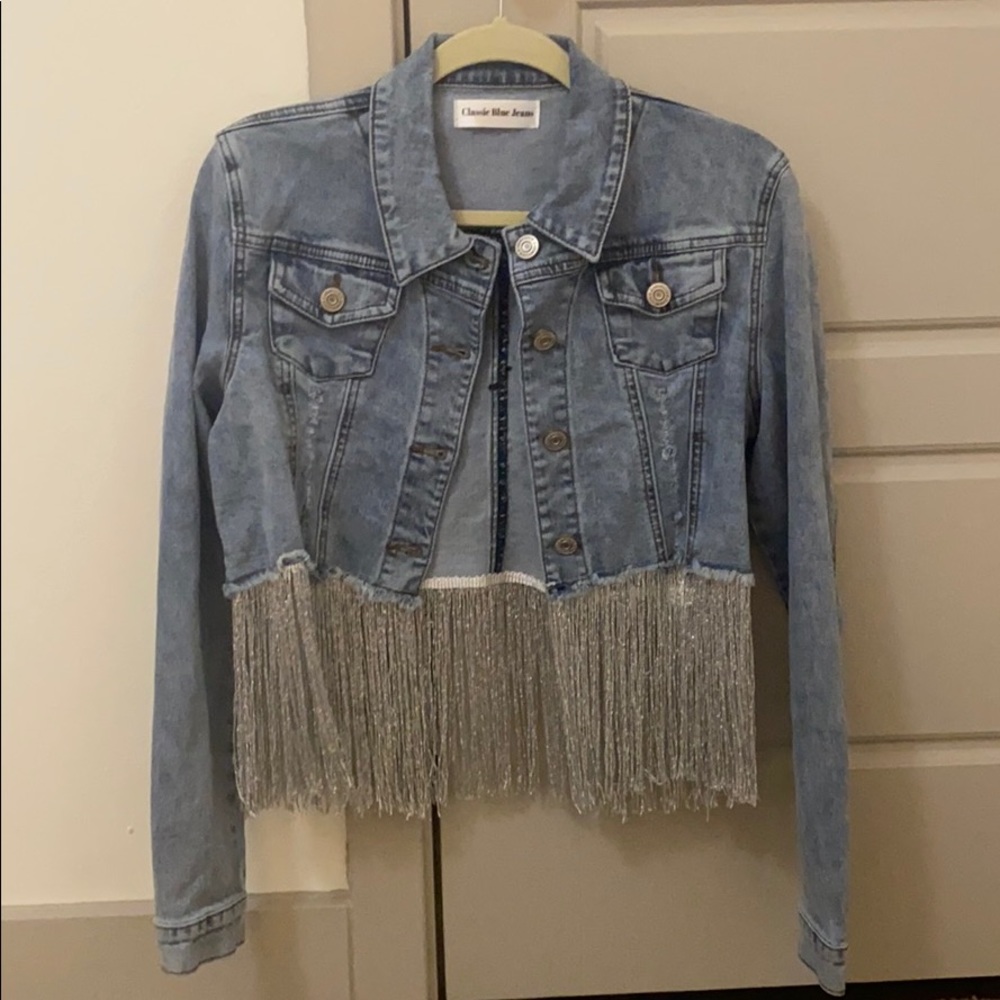 fringe jean jacket